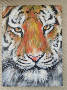 236x314 Lsu Tigers Paintings - Tiger Painting On Canvas