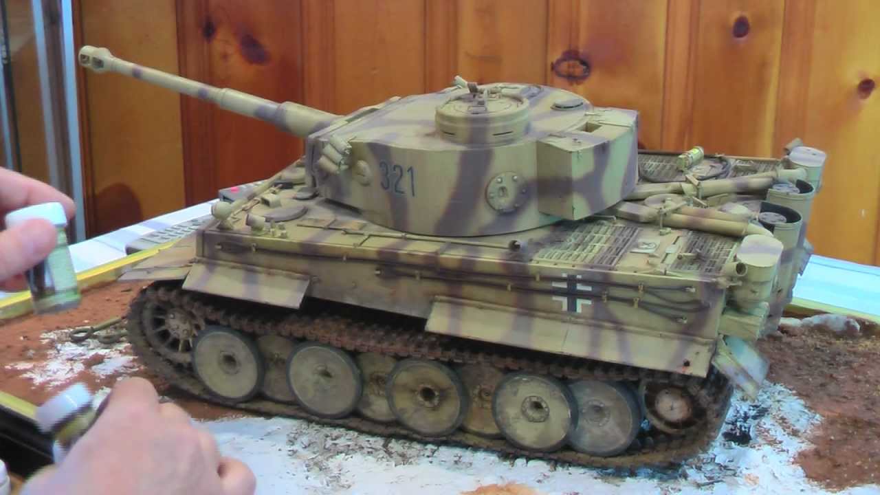 1280x720 Painting And Detailing A 116th Scale Tiger 1 - Tiger Tank Painting