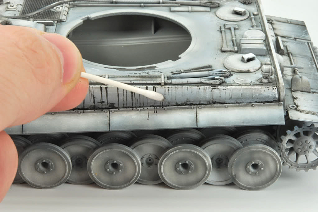 1023x685 Diego Quijano Scaleworks The Blackampwhite Technique. Tiger I 148 - Tiger Tank Painting