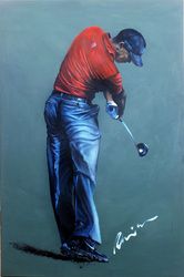166x250 9 Best Tiger Woods Paintings Images On Golf Art, Tiger - Tiger Woods Painting