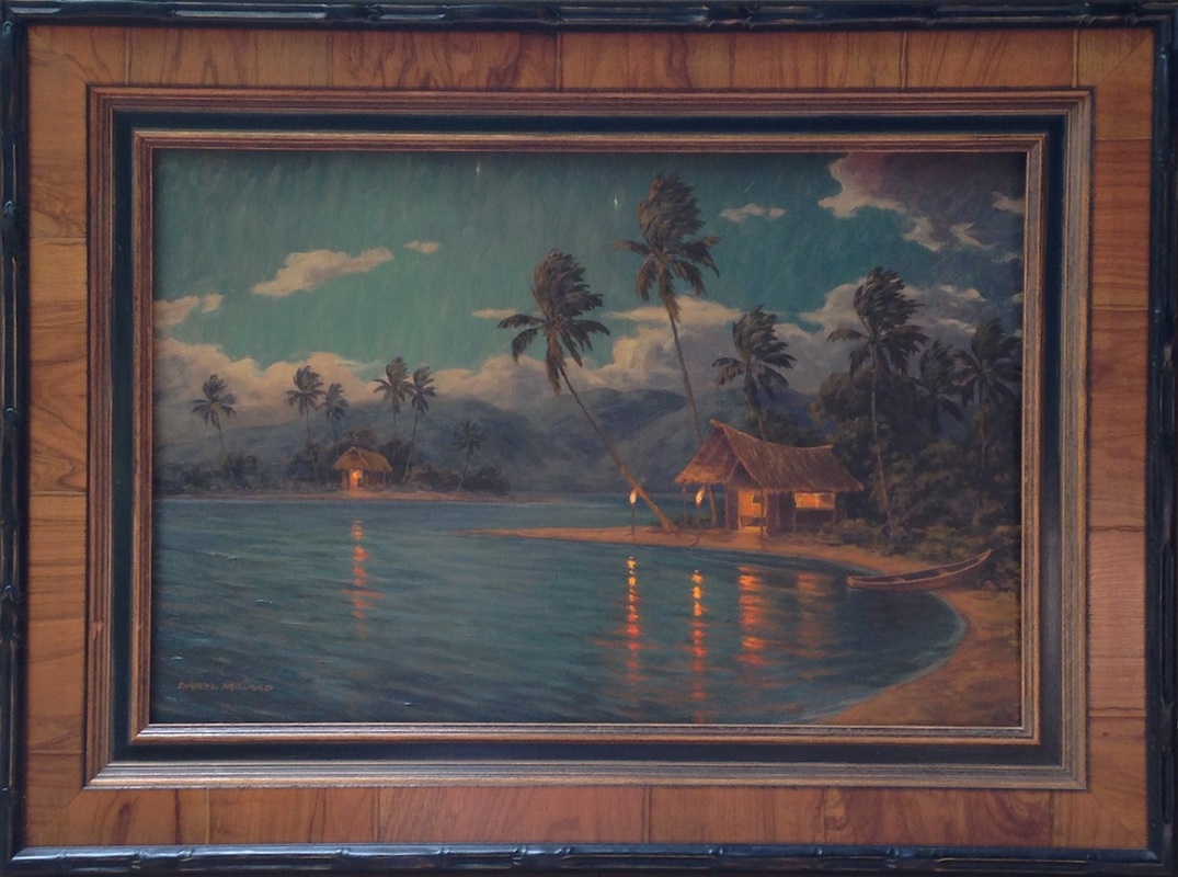 1075x800 Maui Artist Of Landscape And Abstract Painting - Tiki Hut Painting