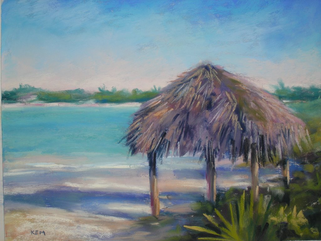 1024x768 Painting My World Tiki Hut In The Bahamas - Tiki Hut Painting