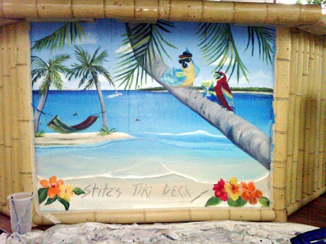 640x480 Tricia Brossart Painting 240 674 2200 - Tiki Hut Painting