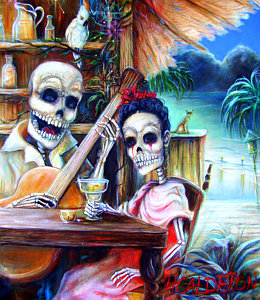 260x300 Tiki Bar Paintings Fine Art America - Tiki Painting