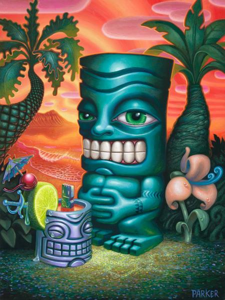 450x600 Diga Diga Doo - Tiki Painting