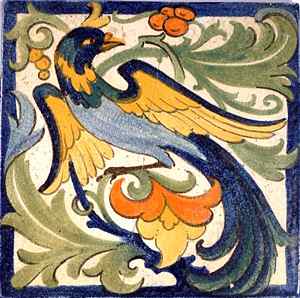 300x298 Laying The Foundation American Art Tile - Tile Painting Art