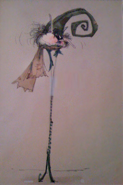 243x365 Tim Burton Art For Sale - Tim Burton Painting
