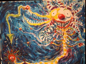 300x225 First Look Tim Burton - Tim Burton Painting