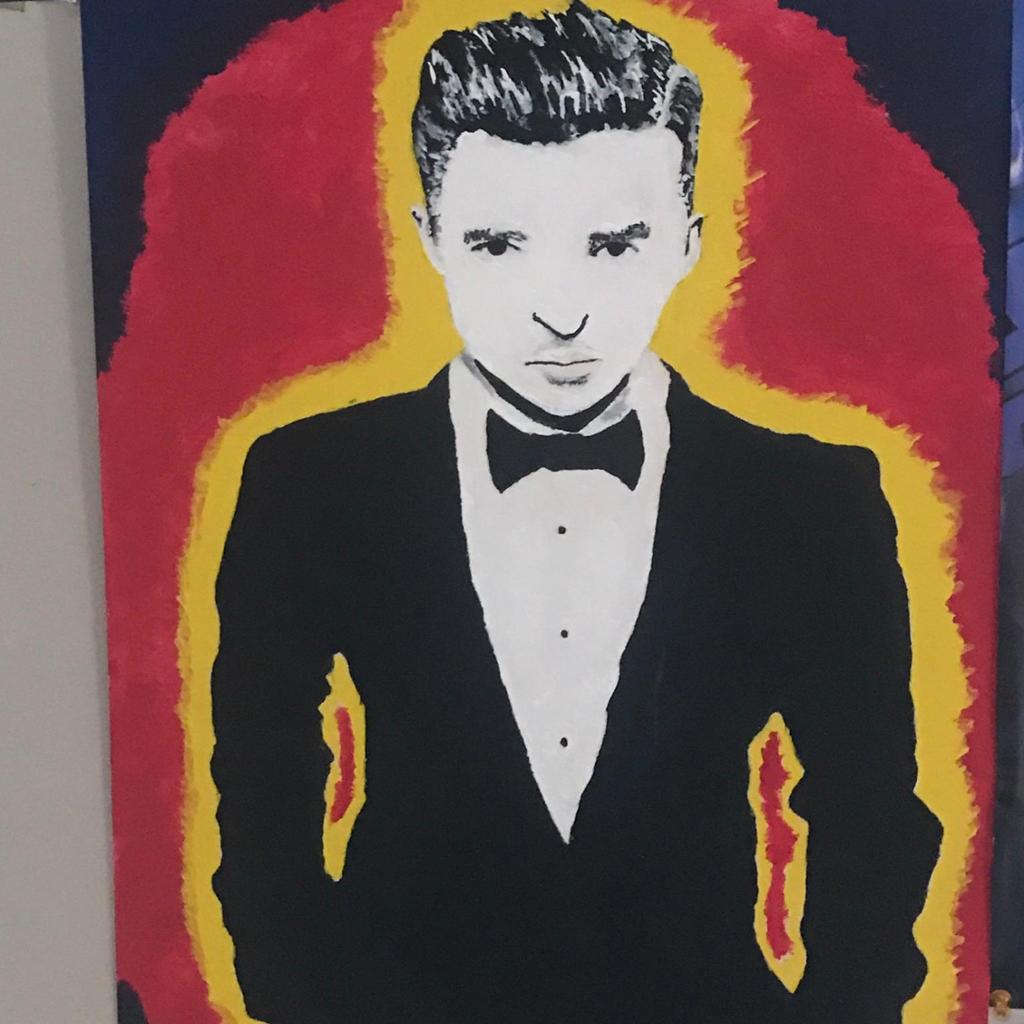 1024x1024 Justin Timberlake Painting - Timberlake Painting