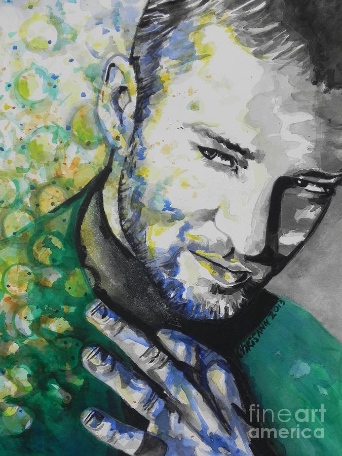 675x900 Justin Timberlake 01 Painting By Chrisann Ellis - Timberlake Painting