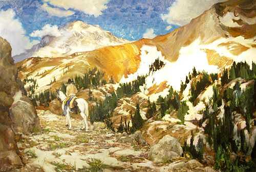 500x337 Timberline Painting By Ed Slack - Timberline Painting