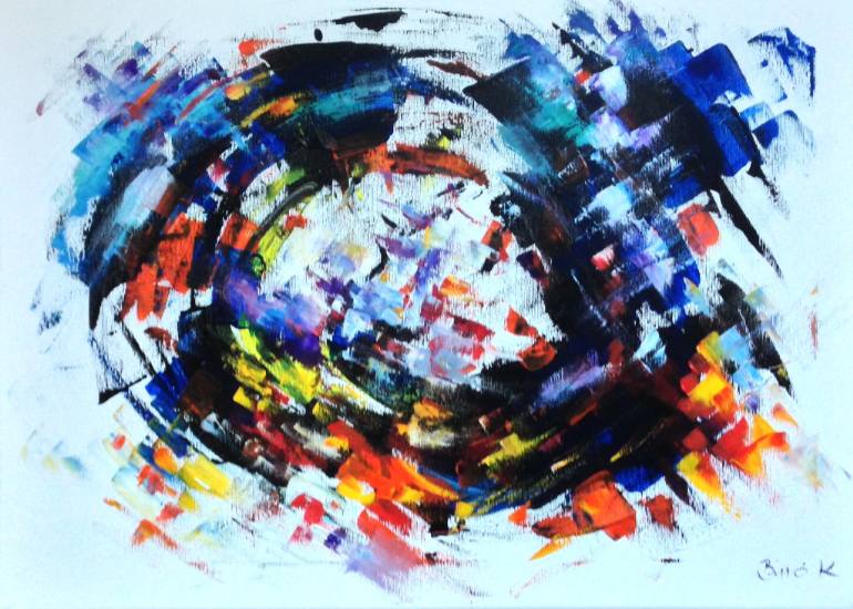 770x550 Saatchi Art Time Warp Painting By Konrad Biro - Time Warp Painting