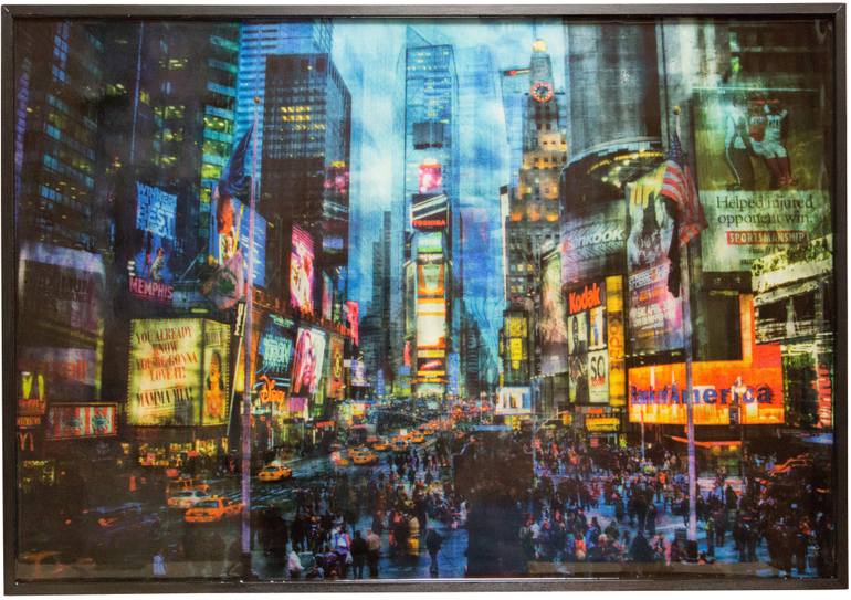 770x543 Saatchi Art New York, Times Square Painting By Tomoya N - Times Square Painting