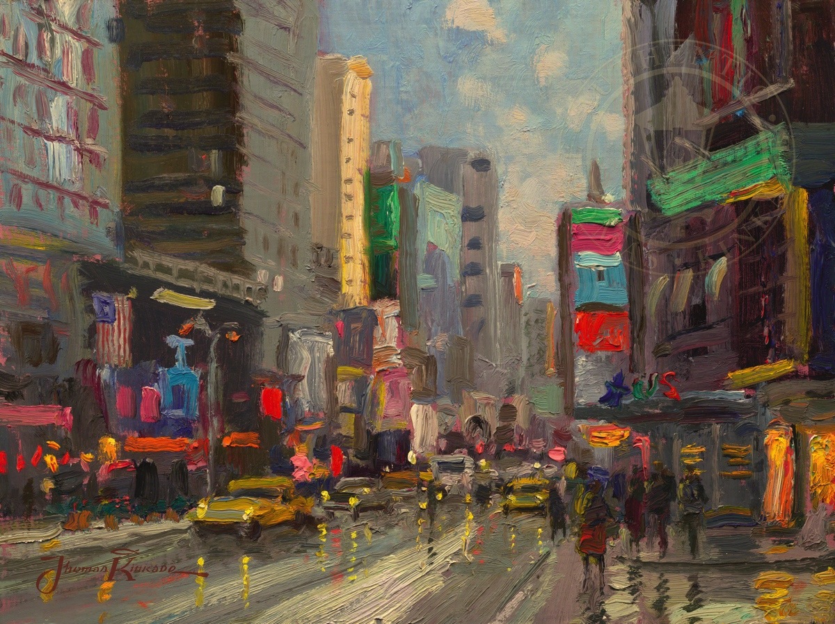 Times Square Painting at PaintingValley.com | Explore collection of ...