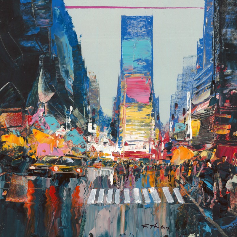 Times Square Painting at PaintingValley.com | Explore collection of ...