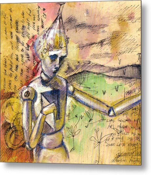 516x600 Tin Man - Tin Man Painting