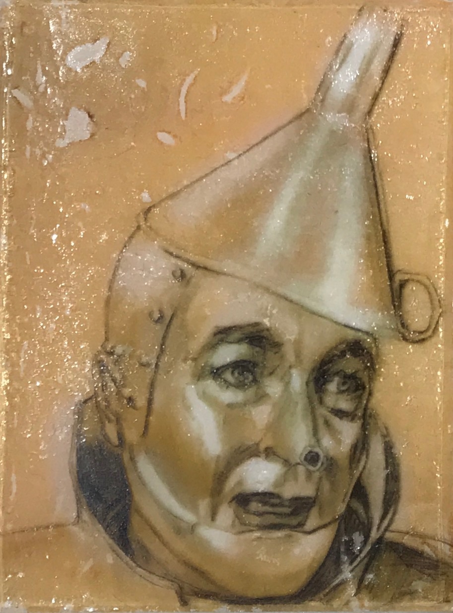 913x1235 Tin Man Kelly Grace Art Interiors Toronto Art Gallery - Tin Man Painting