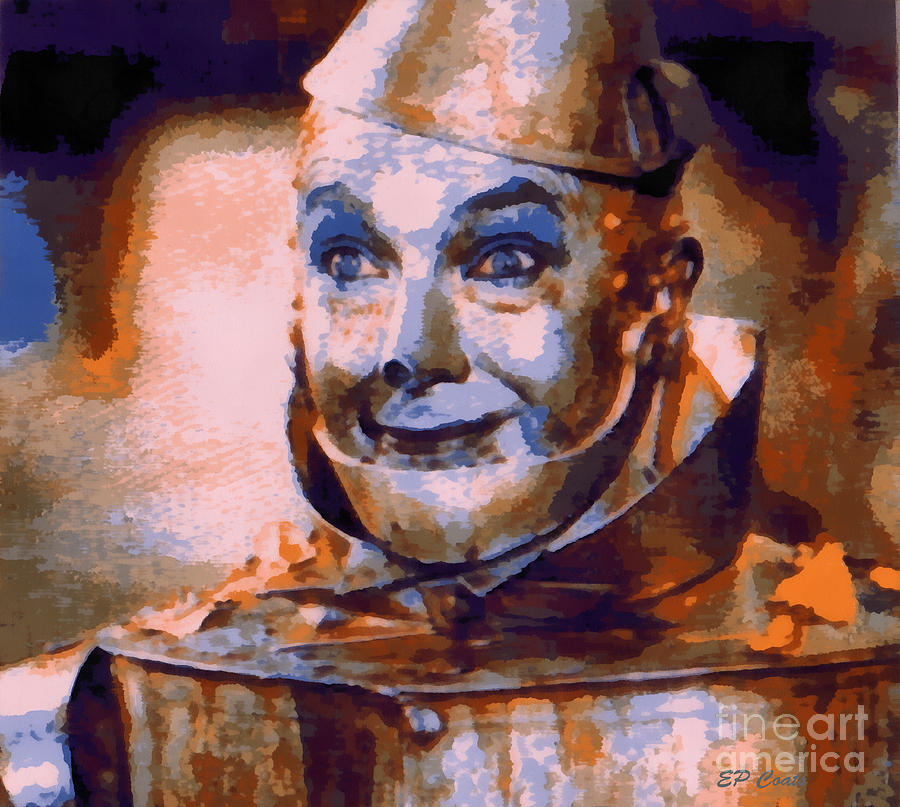 900x807 Tin Man Painting By Elizabeth Coats - Tin Man Painting