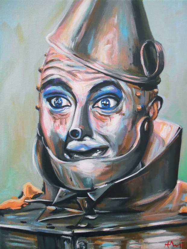 620x825 Tin Man By Hillarywhiterabbit - Tin Man Painting