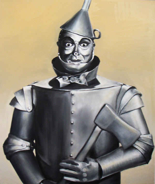 600x716 Tin Man By Bolaker - Tin Man Painting