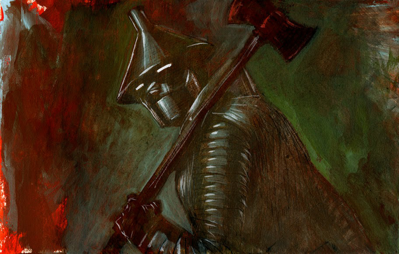 800x510 Tin Man By Clayrodery - Tin Man Painting