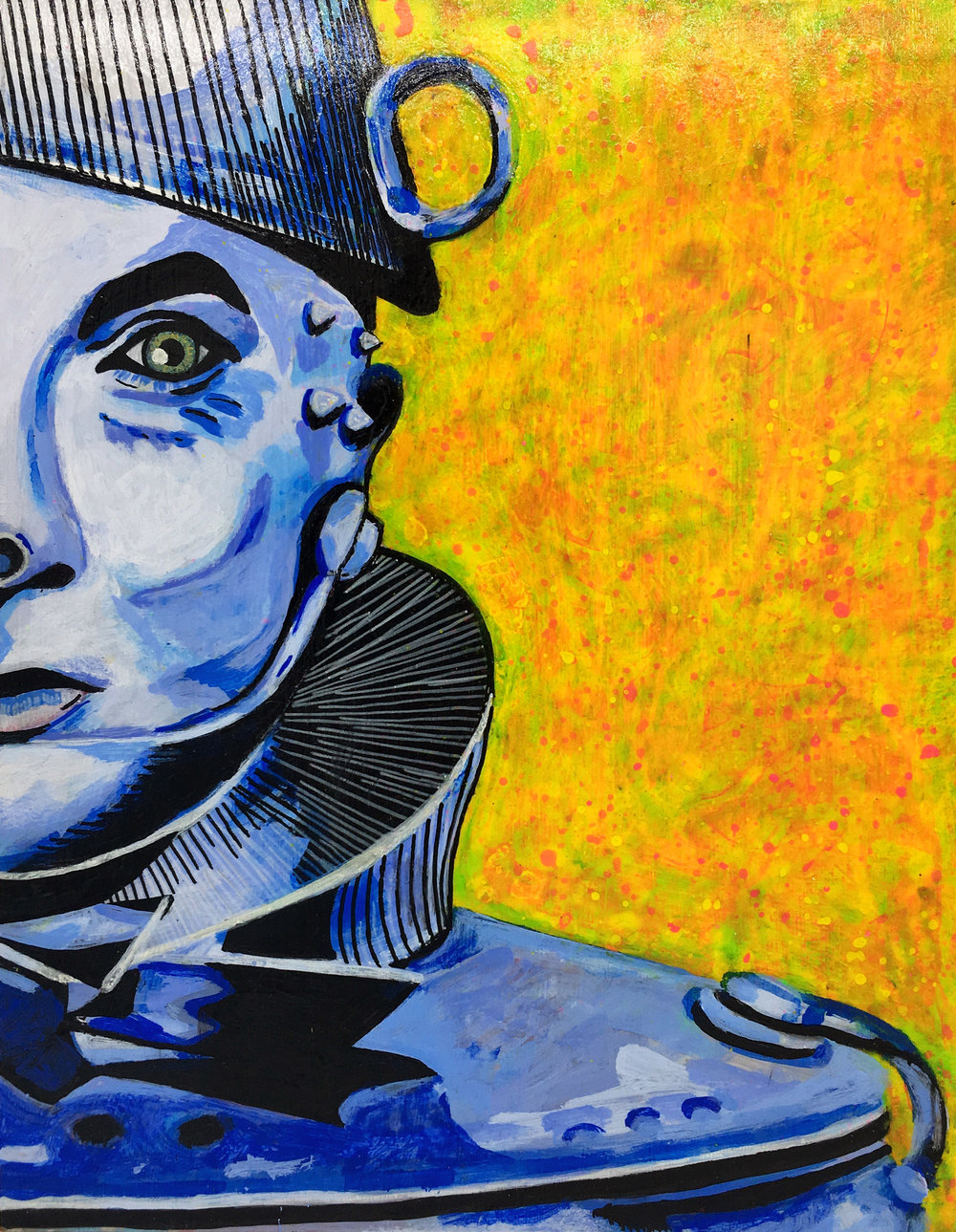 1000x1289 Tin Man Abbi Algozino - Tin Man Painting