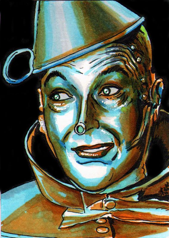 568x800 Wizard Of Oz The Tin Man Poster Art Signed By The Artist Matthew - Tin Man Painting