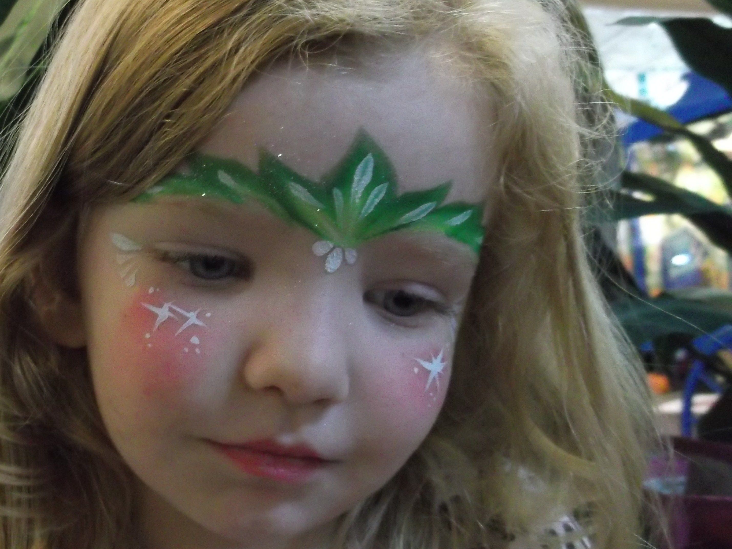 2859x2144 Amazing Face Painting By Linda Princess Party Face - Tinkerbell Face Painting
