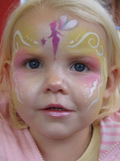 480x640 Tinkerbell - Tinkerbell Face Painting