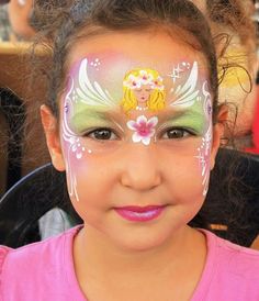 Tinkerbell Face Painting at PaintingValley.com | Explore collection of ...