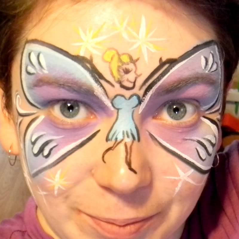 800x800 Tinkerbell - Tinkerbell Face Painting