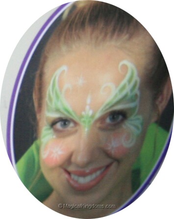 355x448 Face Painting Prices - Tinkerbell Face Painting