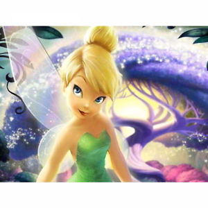 300x300 Tinkerbell 5d Diy Diamond Painting, Craft, Home Decor Ebay - Tinkerbell Painting