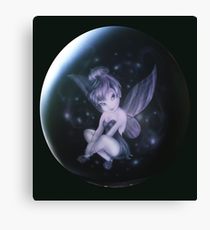 210x230 Tinkerbell Painting Amp Mixed Media Canvas Prints Redbubble - Tinkerbell Painting