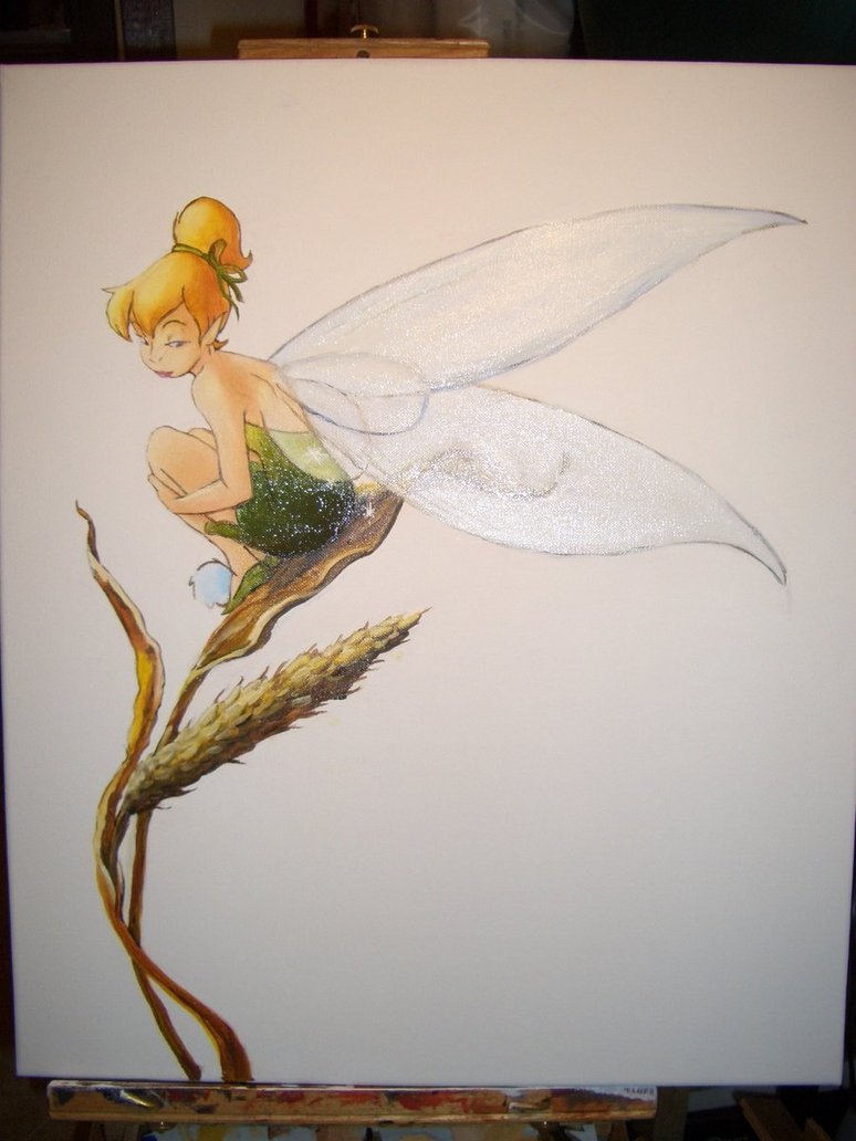774x1032 Tinkerbell By Lilydraconis - Tinkerbell Painting