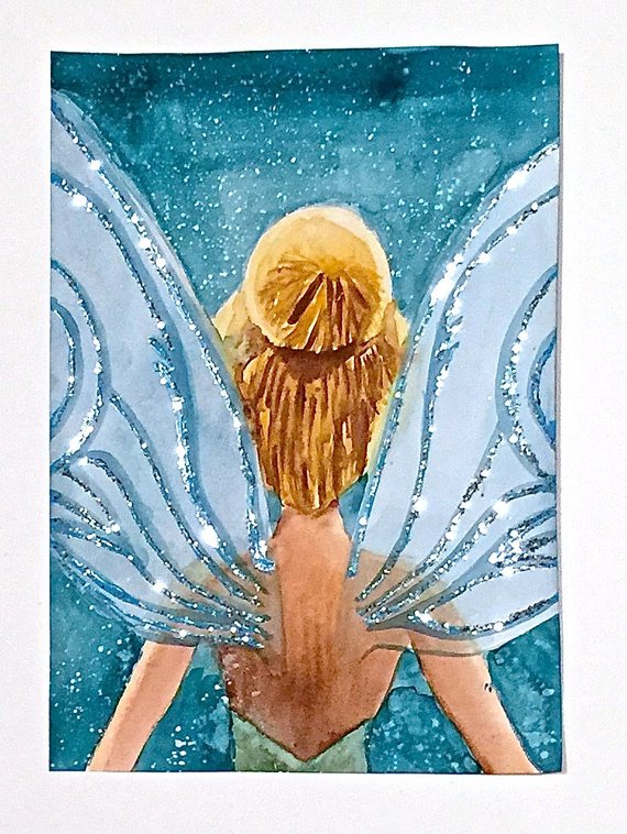 570x758 Peter Pan Tinkerbell Painting - Tinkerbell Painting