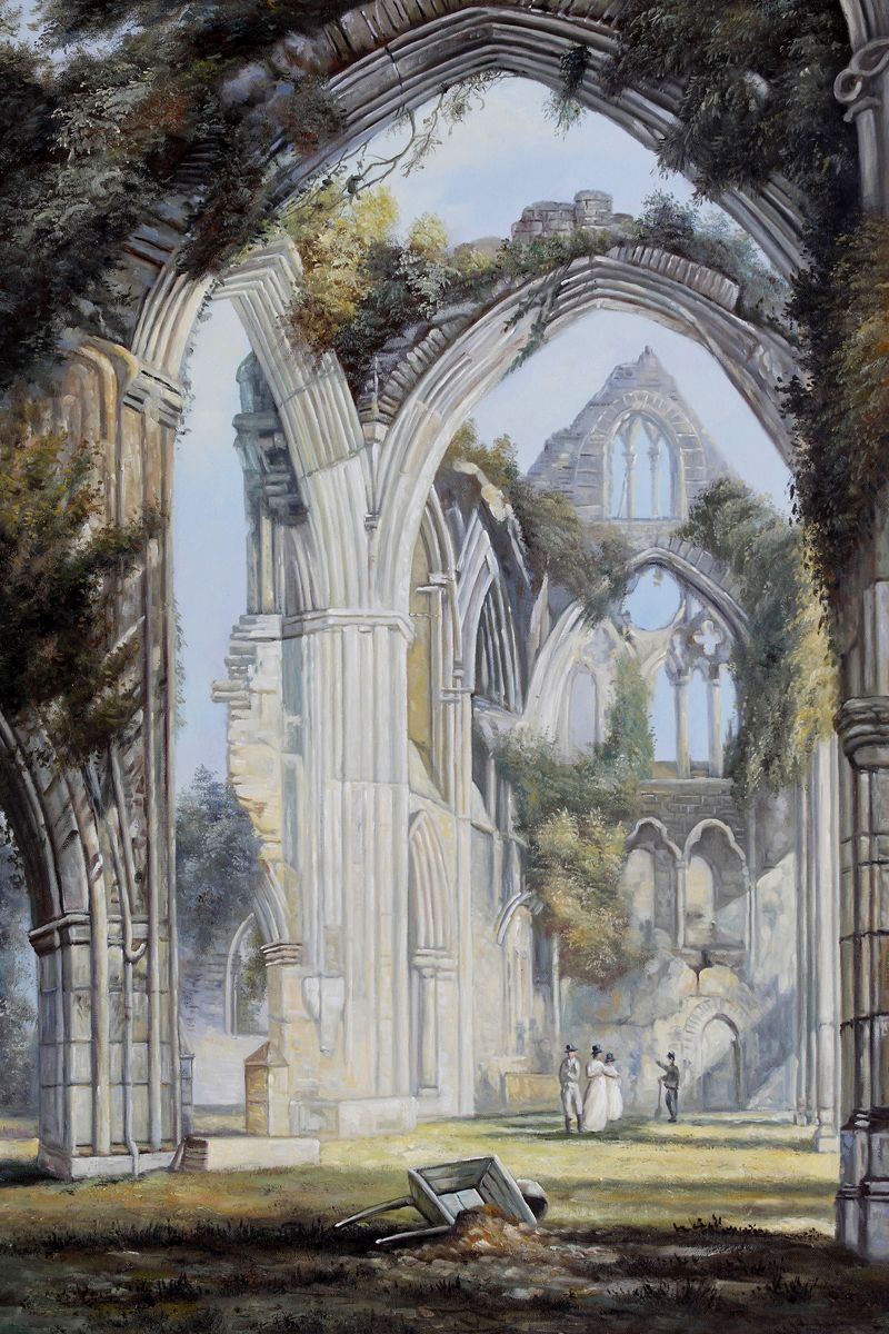 800x1200 Tintern Abbey - Tintern Abbey Painting