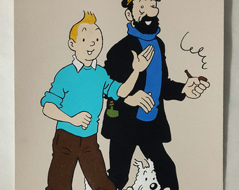 Tintin Painting At Paintingvalley.com 