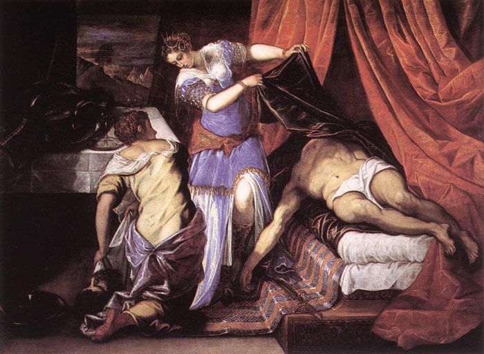 700x512 Paintings Reproductions Tintoretto, Jacopo Robusti Judith - Tintoretto Painting
