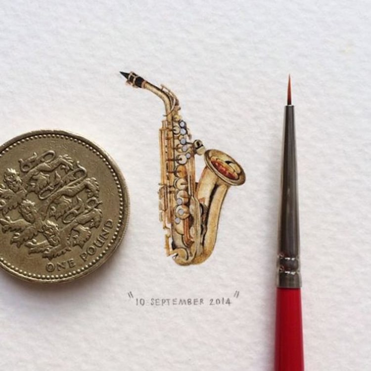 750x750 Miniature Paintings That Showcase Big Talent On Tiny Canvases - Tiny Painting
