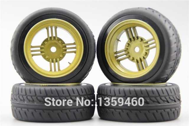 640x427 4pcs Rc 110 Soft Rubber Touring Car Tire Tyre Wheel Rim Classic4g - Tire Painting