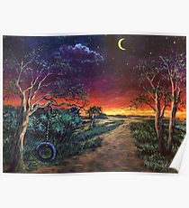 210x230 Tire Swing Painting Amp Mixed Media Posters Redbubble - Tire Swing Painting