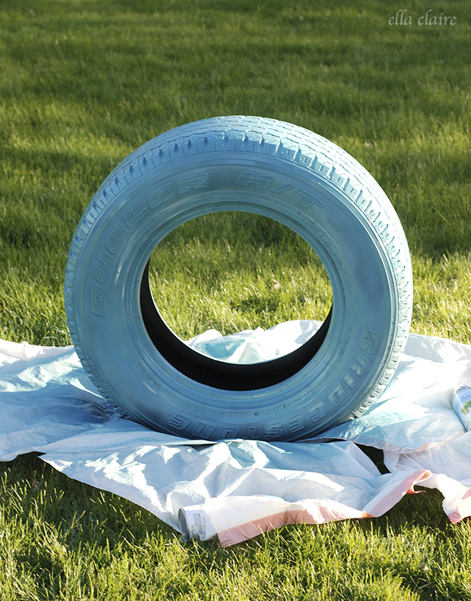 680x868 Easy Diy Tire Swing - Tire Swing Painting