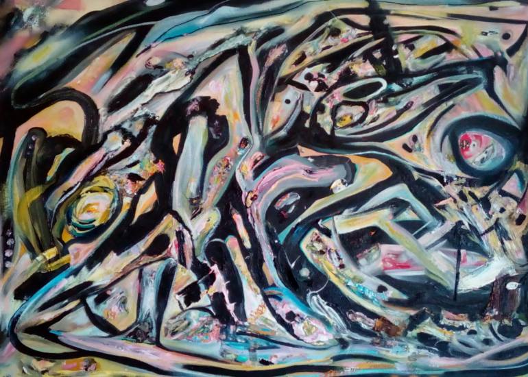 770x550 Saatchi Art Tissue Painting By Cian Moynan - Tissue Painting