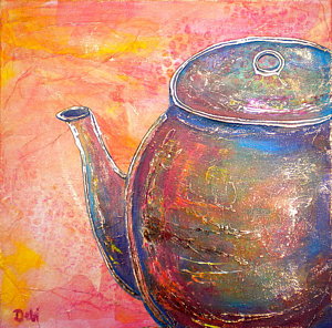 300x296 Tissue Paper Collage Paintings Fine Art America - Tissue Painting