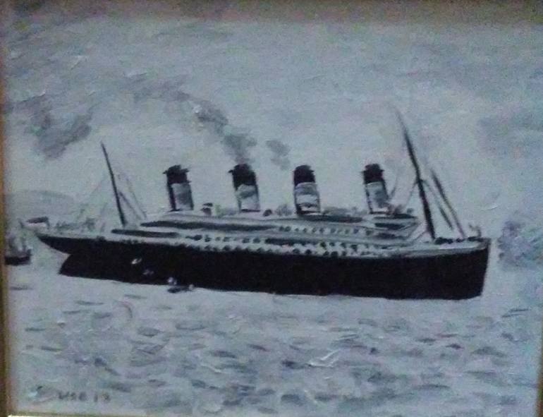 770x591 Saatchi Art Titanic Painting By William Brown - Titanic Painting