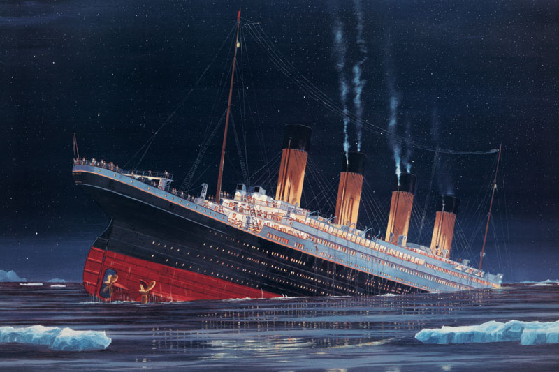 800x533 On The 100th Anniversary Of The Titanic - Titanic Sinking Painting