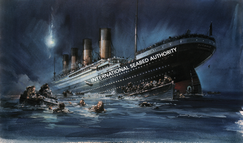 1000x592 The Sinking Titanic Deep Sea Mining Out Of Our Depth - Titanic Sinking Painting