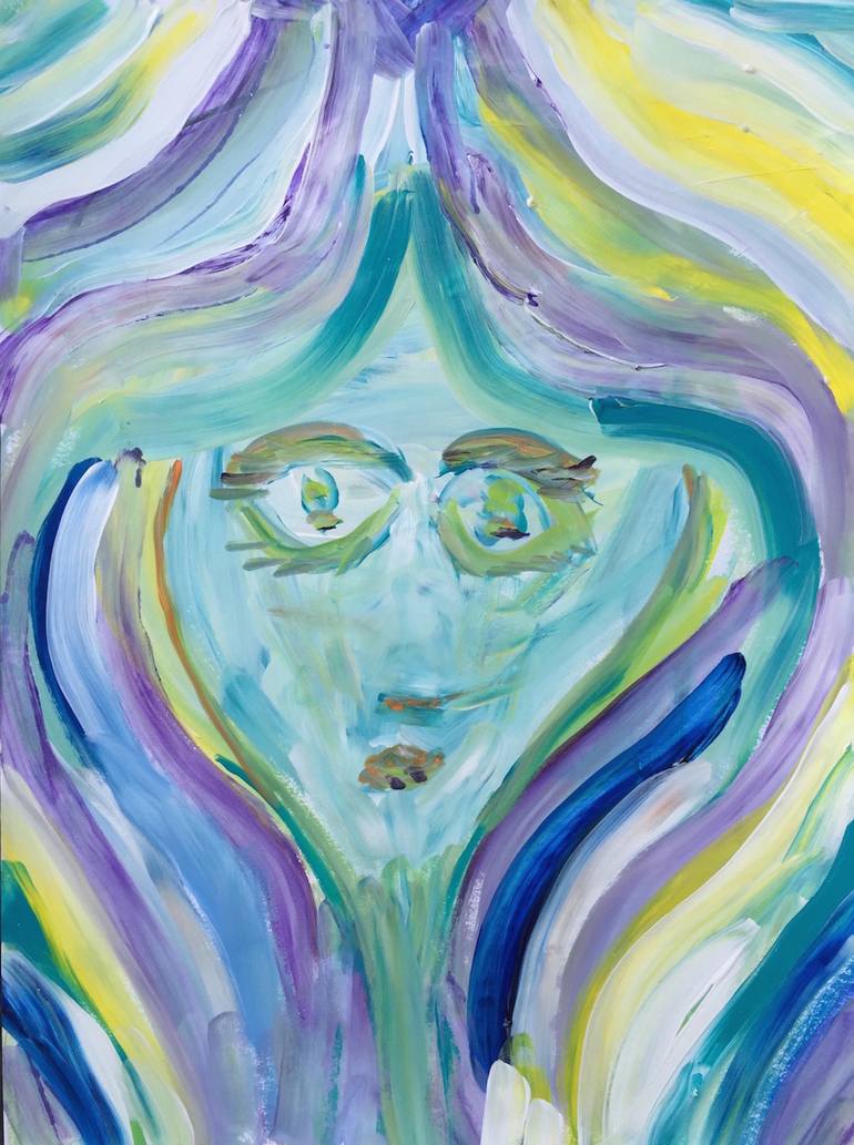 770x1033 Saatchi Art Rave Bunny Painting By Edith Beaucage - Tko Painting