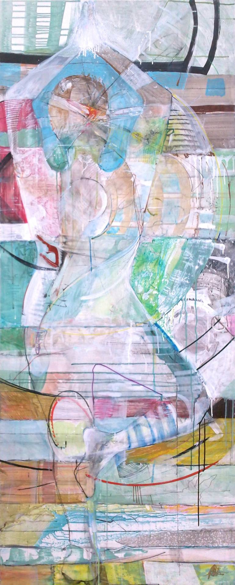 770x1916 Saatchi Art Schema No.15 Painting By Rick Wedel - Tko Painting
